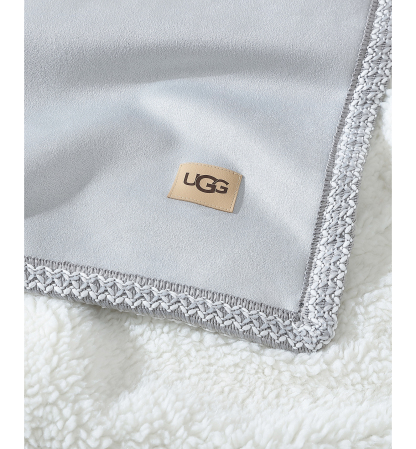 UGG® Kirkwood UGG Braid Throw, 50" x 70" - Gray violet