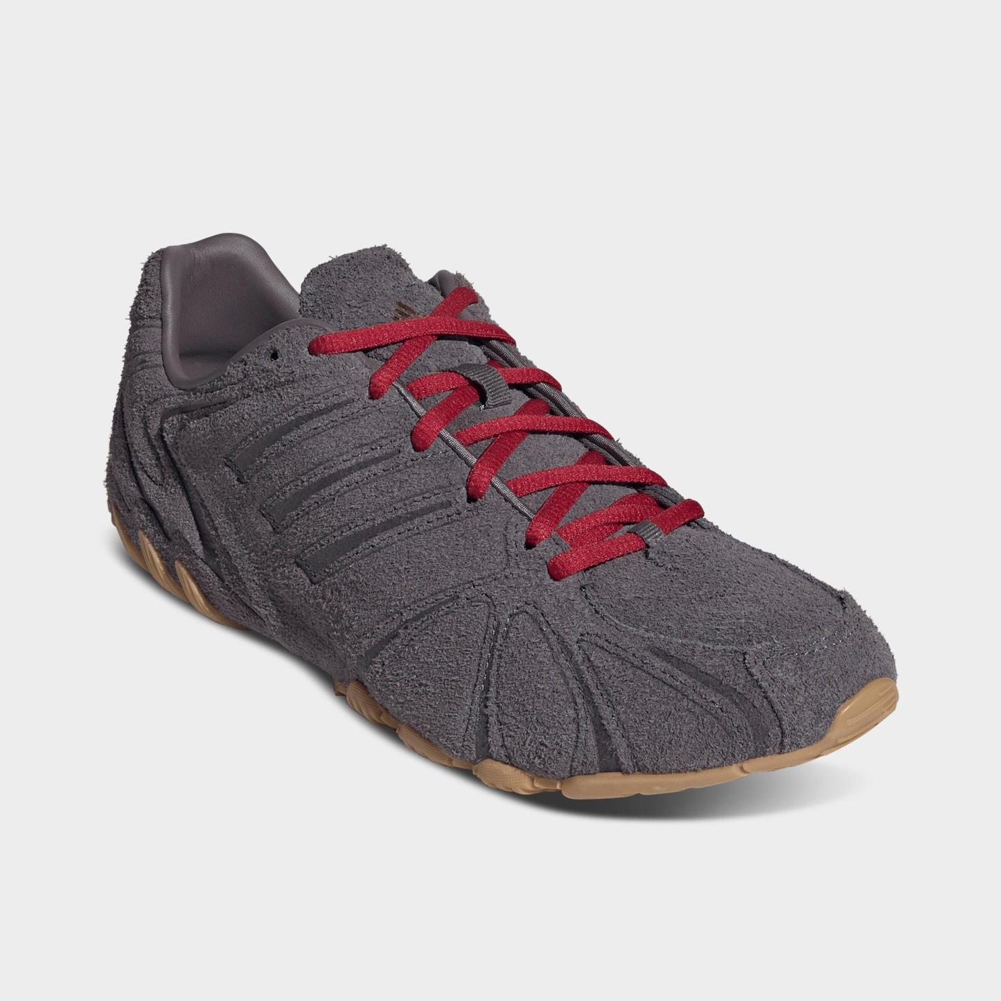 Women's adidas Originals Ghost Sprint Casual Shoes - Part 1 - Grey Strata/Grey Strata/Team Victory Red - Both shoes facing left