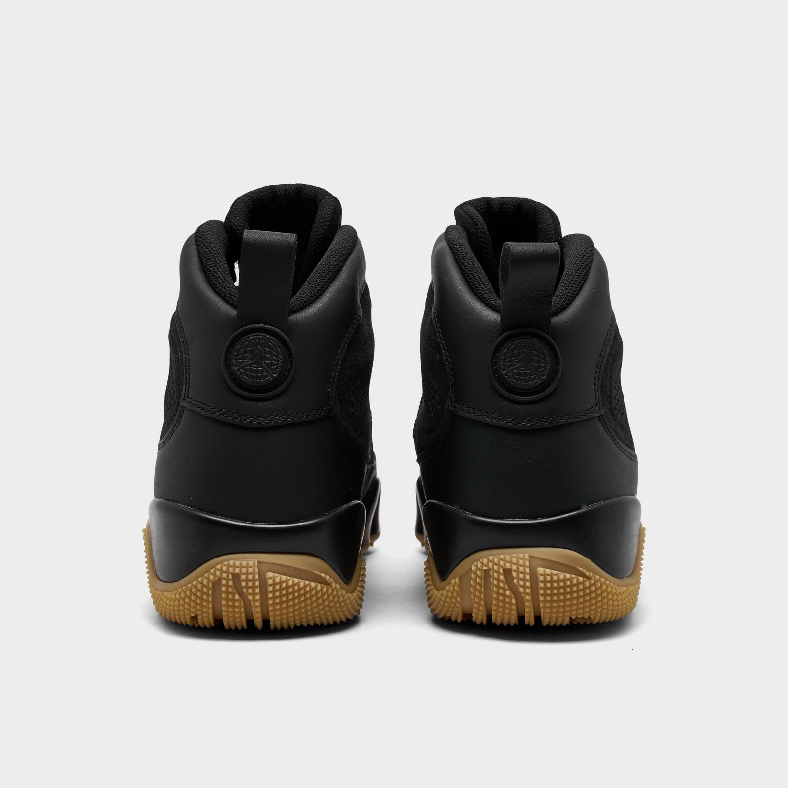 Men's Air Jordan 9 Retro NRG Sneakerboots - Black/Light Gum - view 4