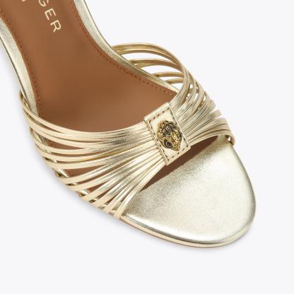 Kurt Geiger London Multi Strap Tie Heel - Metallics - view 5