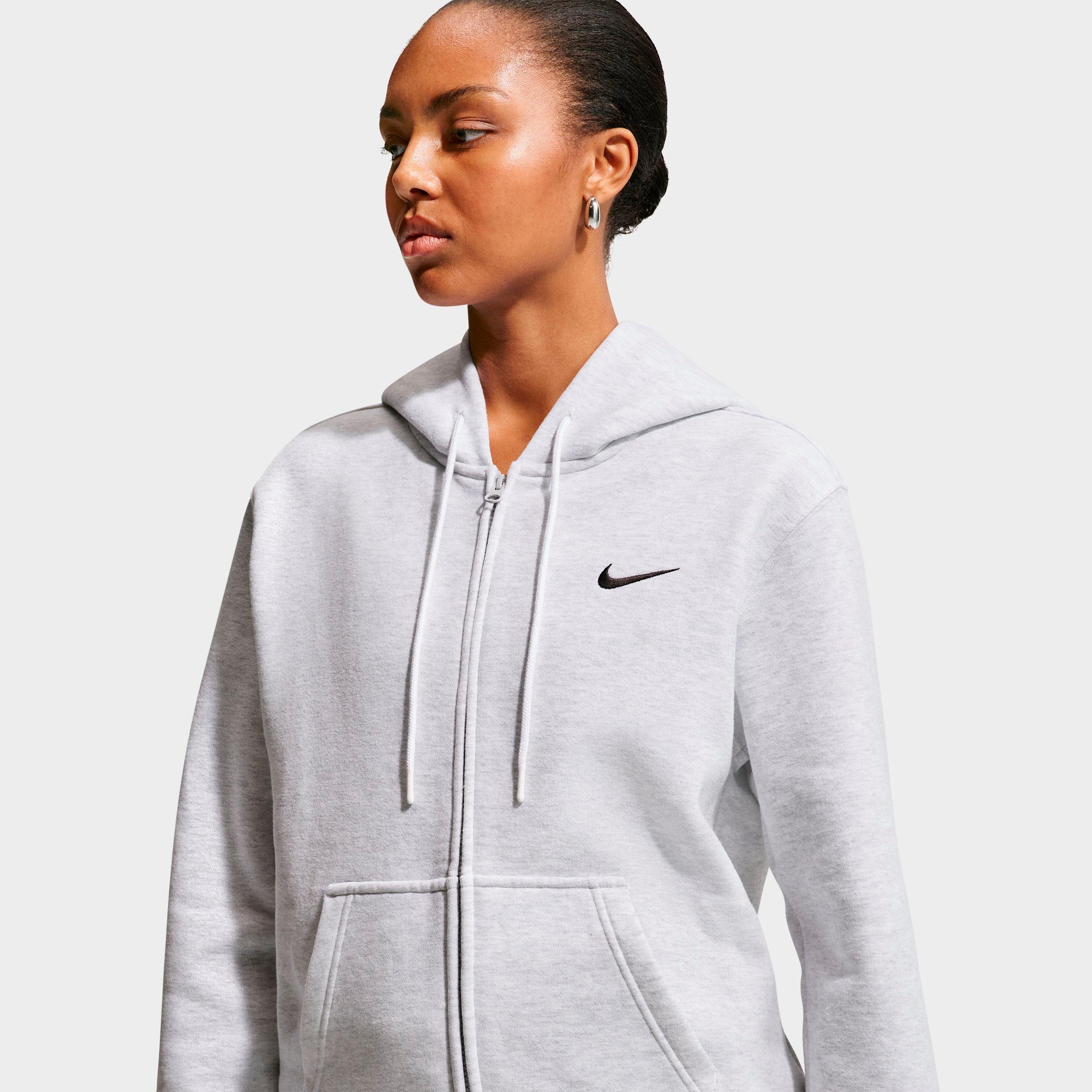 Women's Nithtke Studio Fleece Medium-Weight Full-Zip Hoodie - Birch Heather/Black