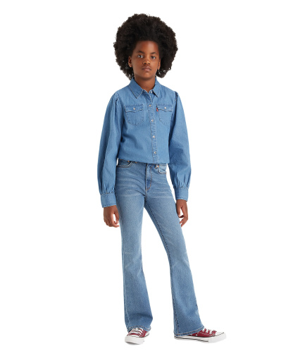 Levi's Girls' 7-16 726 High-Rise Flare Jeans - Clean Getaway