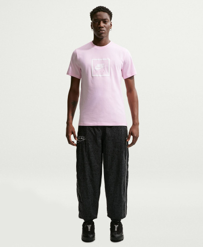 Nike Men's Futura Air Square Short-Sleeve T-Shirt - Pink Foam