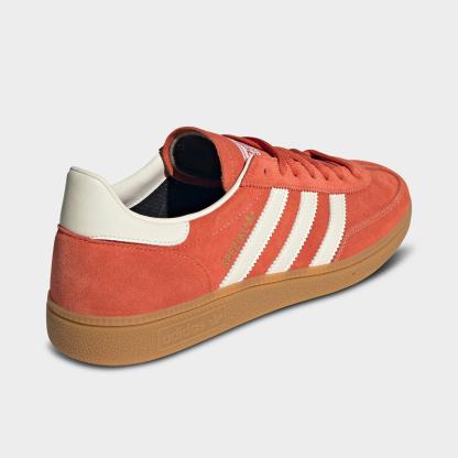 Men's adidas Originals Handball Spezial Casual Shoes - Part 2 - Preloved Red/Cream White/Crystal White - Back view