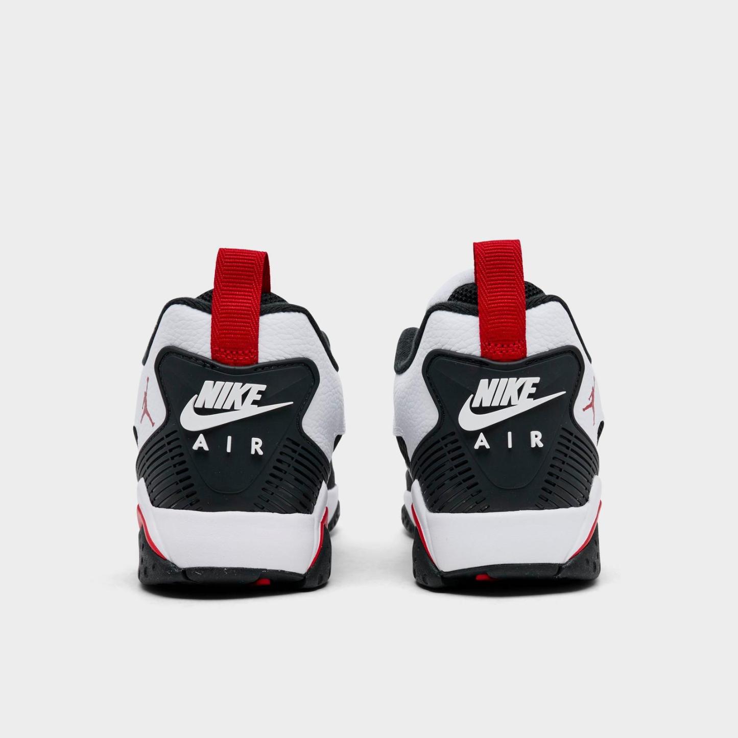 Men's Air Jordan MVP 92 Casual Shoes - White/Black/Gym Red - view 4