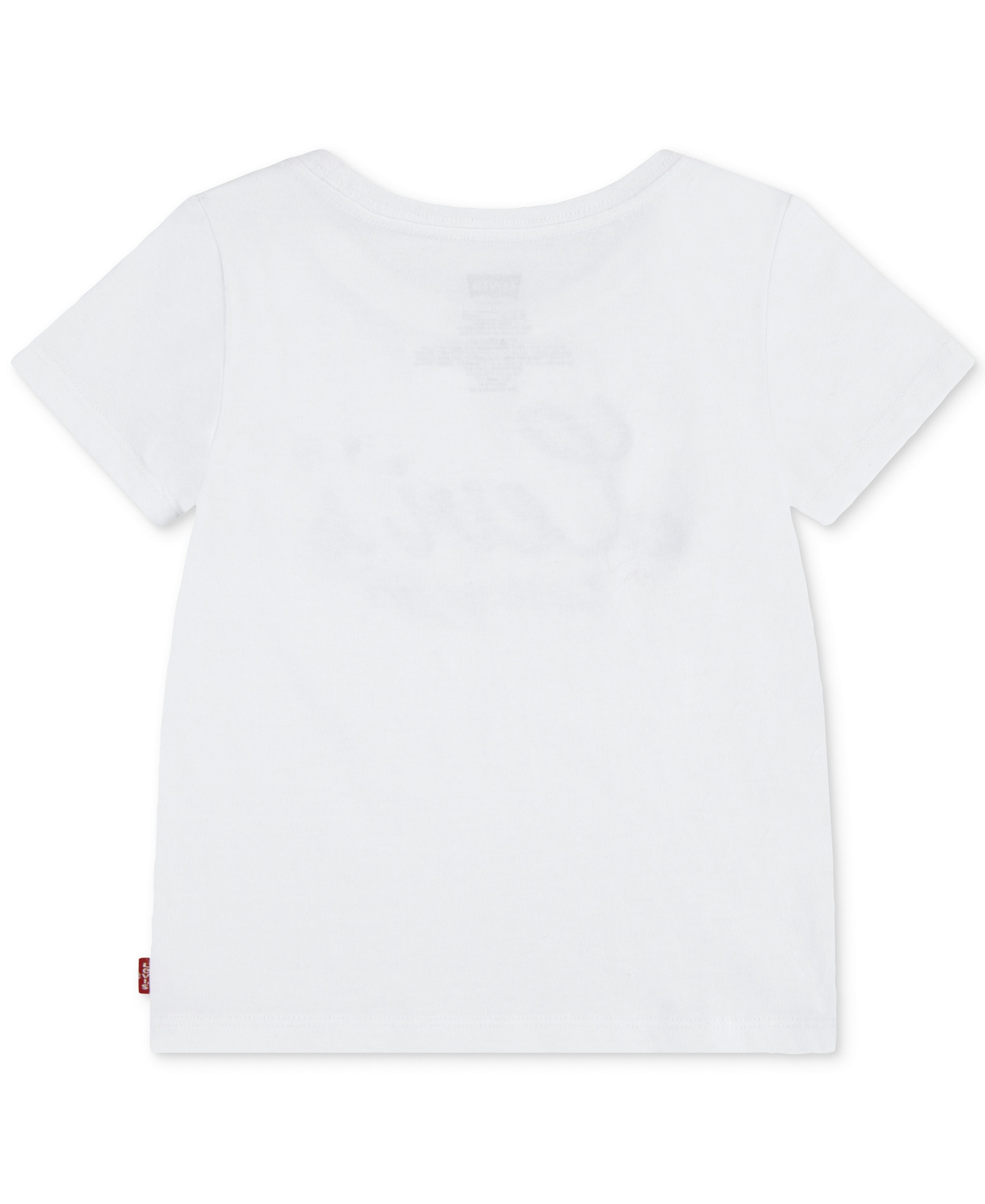 Levi's Big Girls Script Logo Graphic T-Shirt - Bright White