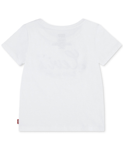 Levi's Big Girls Script Logo Graphic T-Shirt - Bright White