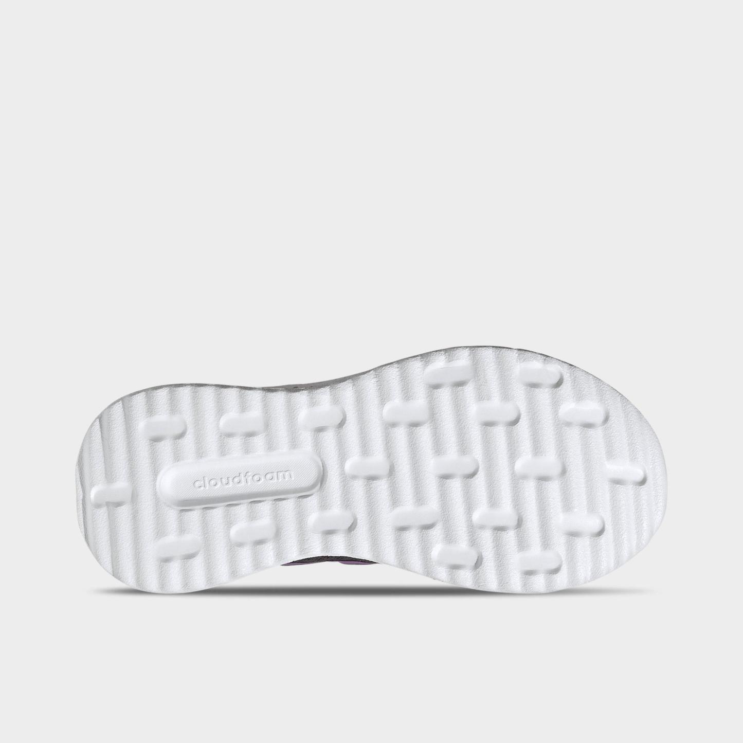 Big Kids' adidas X_PLRPATH Casual Shoes - Grey Five/Purple Burst/Iron Metallic - Bottom view