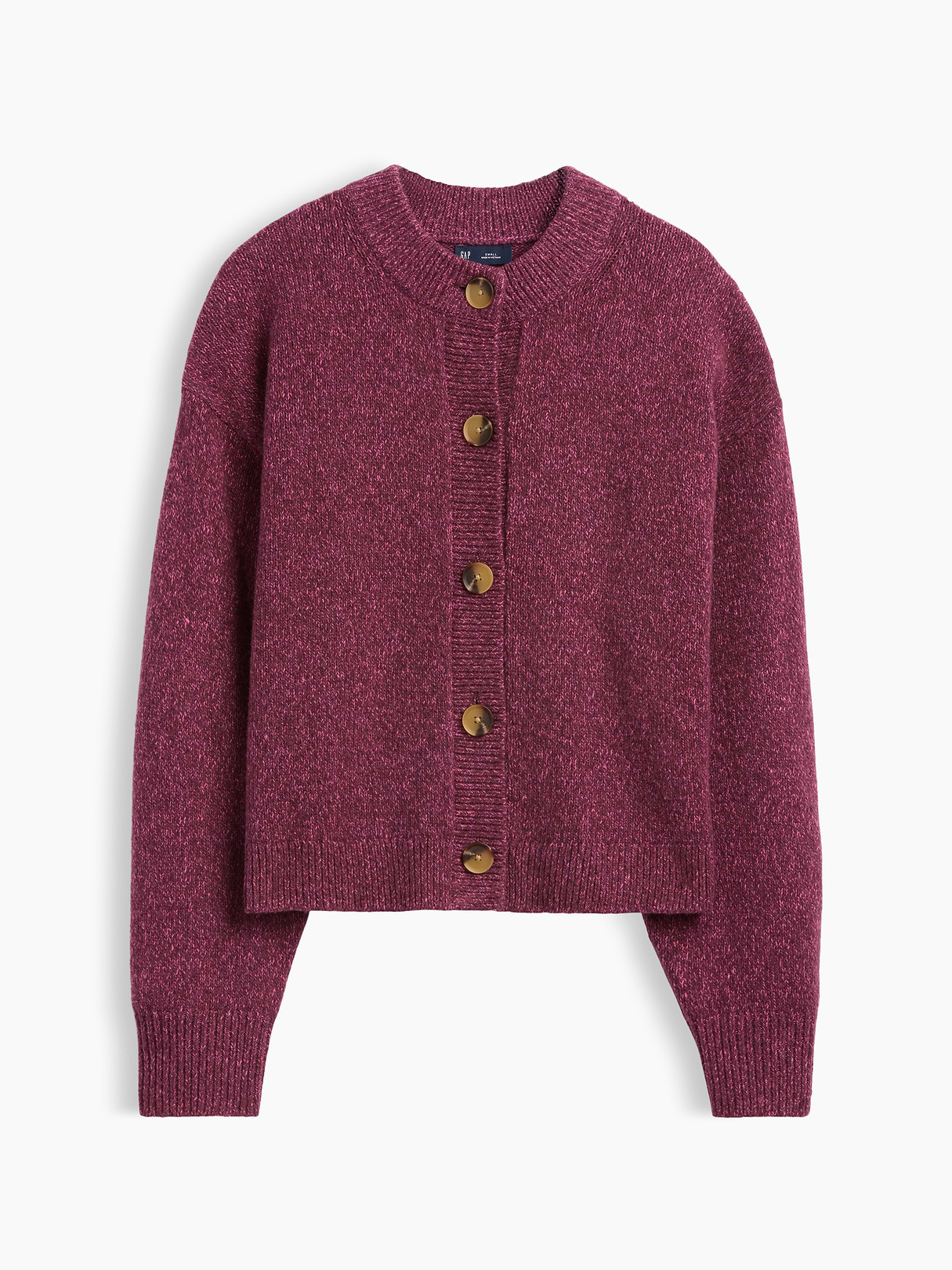 CashSoft Oversized Chunky Cardigan - Raspberry ice purple