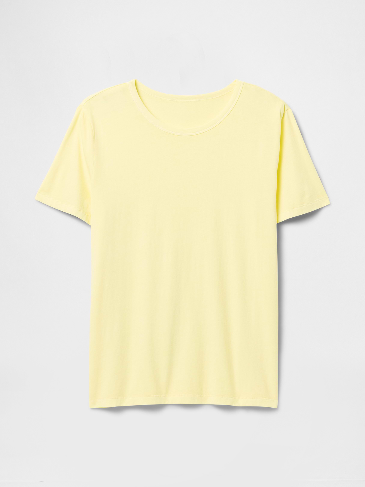 Organic Cotton VintageSoft T-Shirt - Pale banana yellow