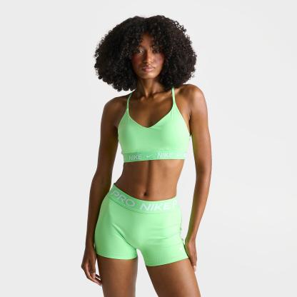 Women's Nithtke Dri-FIT Indy Light Support Padded Adjustable Sports Bra - Illusion Green