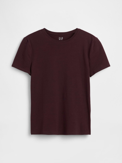 CloseKnit Jersey T-Shirt - Burgundy bordeaux