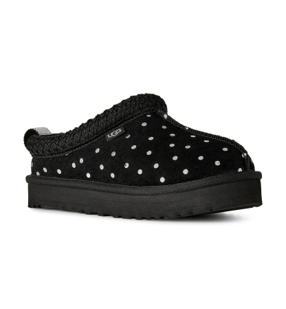 UGG® Kids Tazz Shiny Dots Slip-On Slippers - Black
