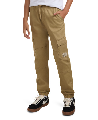 Levi's Big Boys Relaxed Fit Drawstring Cargo Jogger Pants - Harvest Gold
