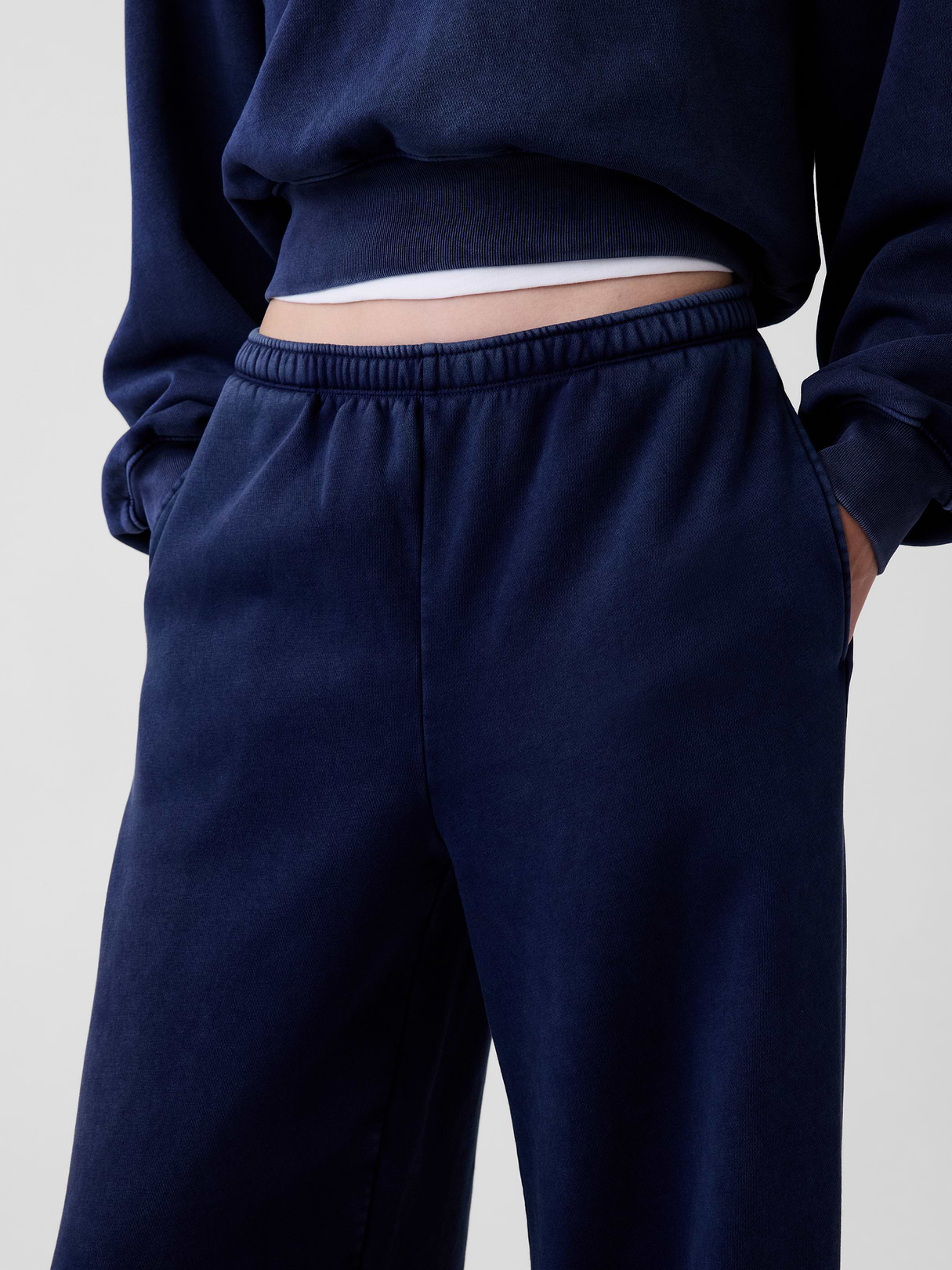 VintageSoft Baggy Sweatpants - Tapestry navy blue