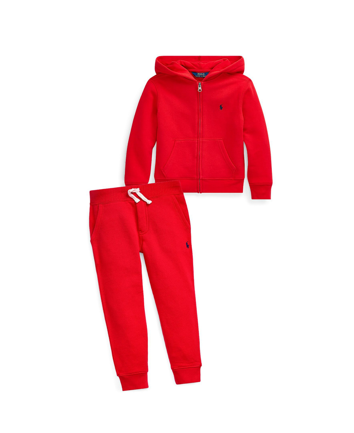 Polo Ralph Lauren Boys' 2T-7 Cotton Fleece Joggers - Rl2000 Red