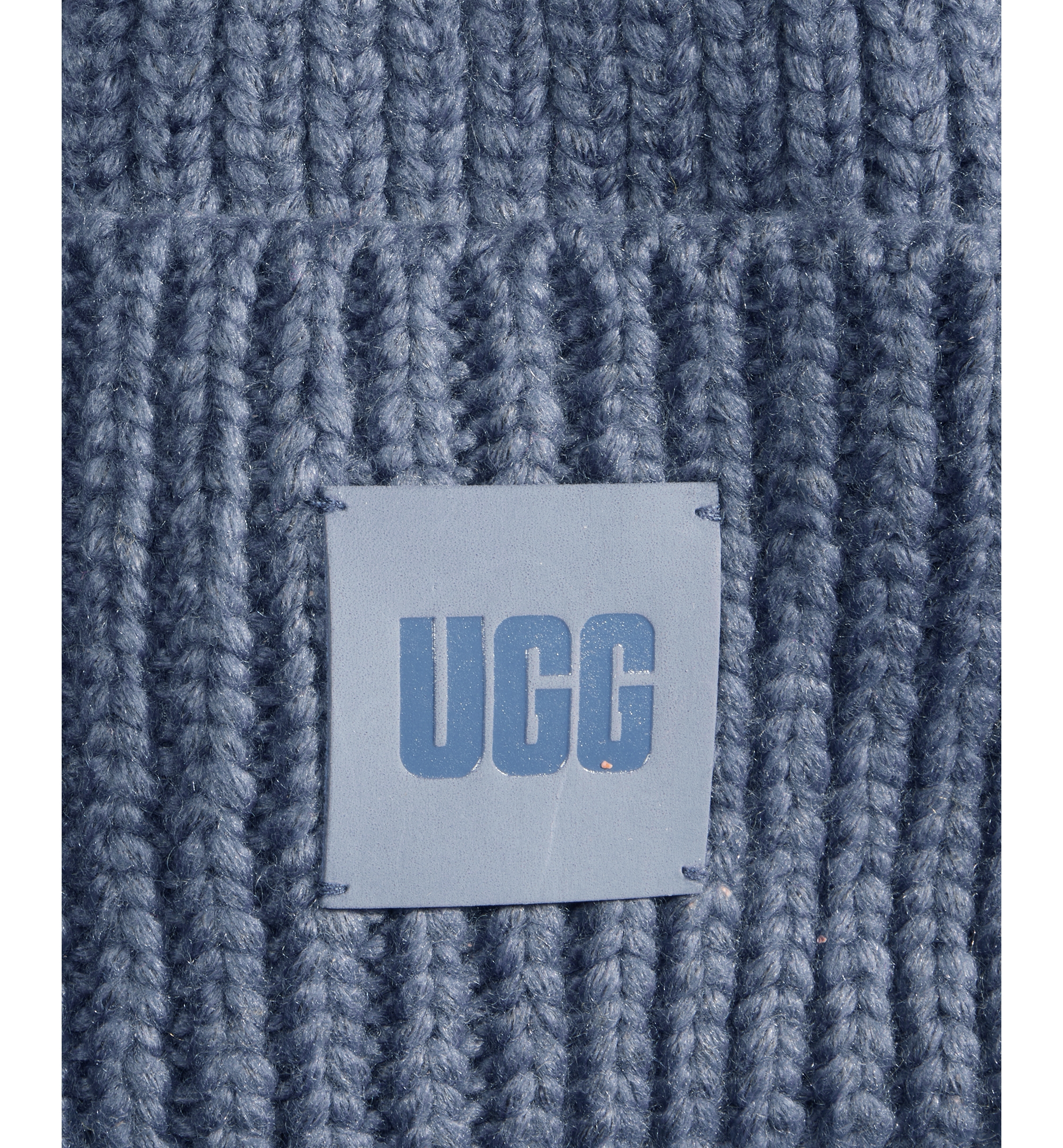 UGG® Men's Chunky Ribbed Beanie - Medium Blue