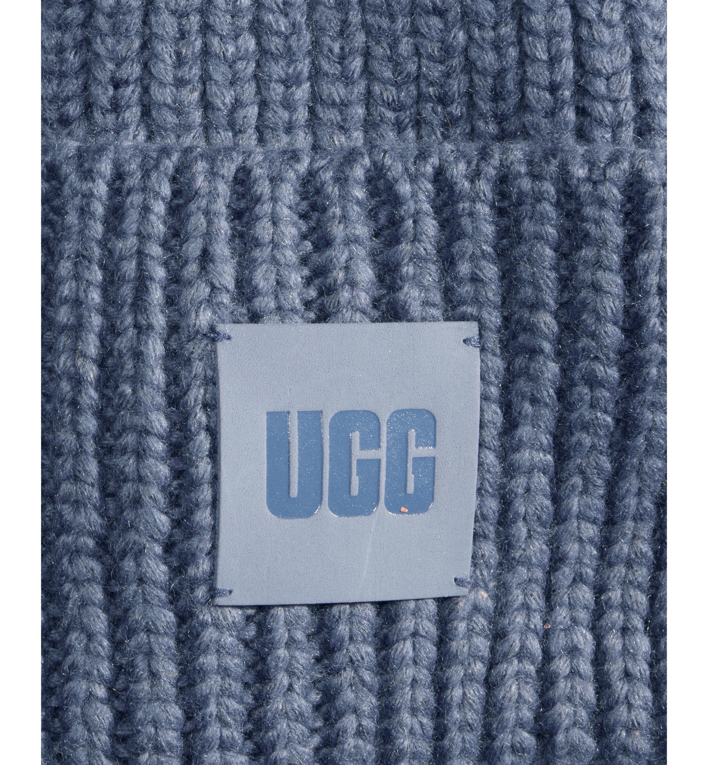 UGG® Men's Chunky Ribbed Beanie - Medium Blue
