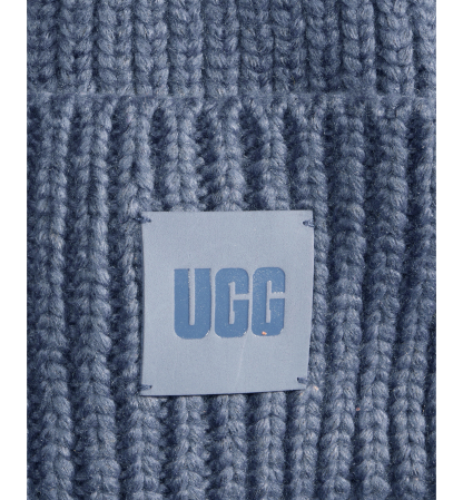 UGG® Men's Chunky Ribbed Beanie - Medium Blue