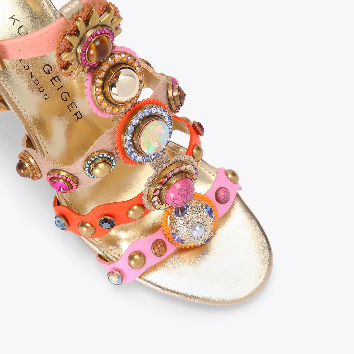 Kurt Geiger London Octavia High Gladiator Heel - Multi Colored - view 5
