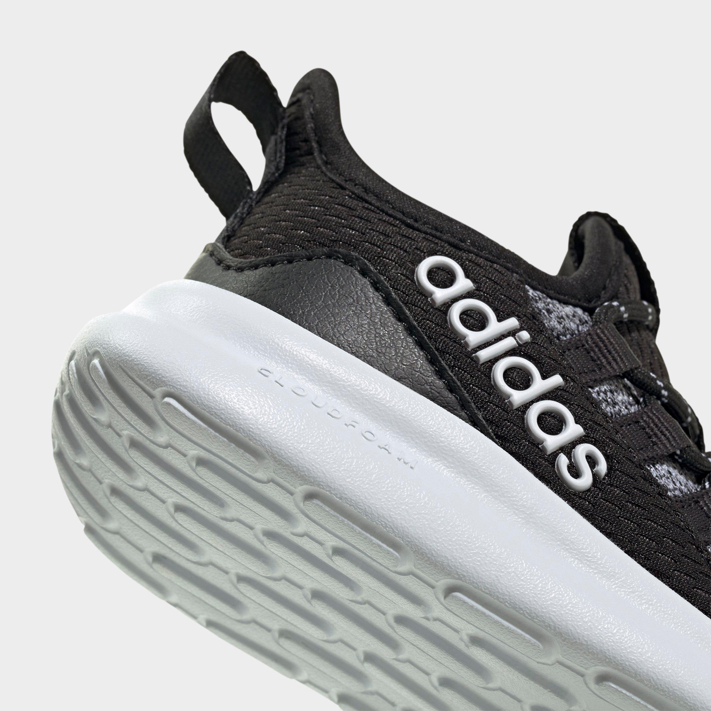 Kids' Toddler adidas Lite Racer Adapt 8.0 Stretch Lace Casual Shoes - Core Black/Footwear White - Detail shot