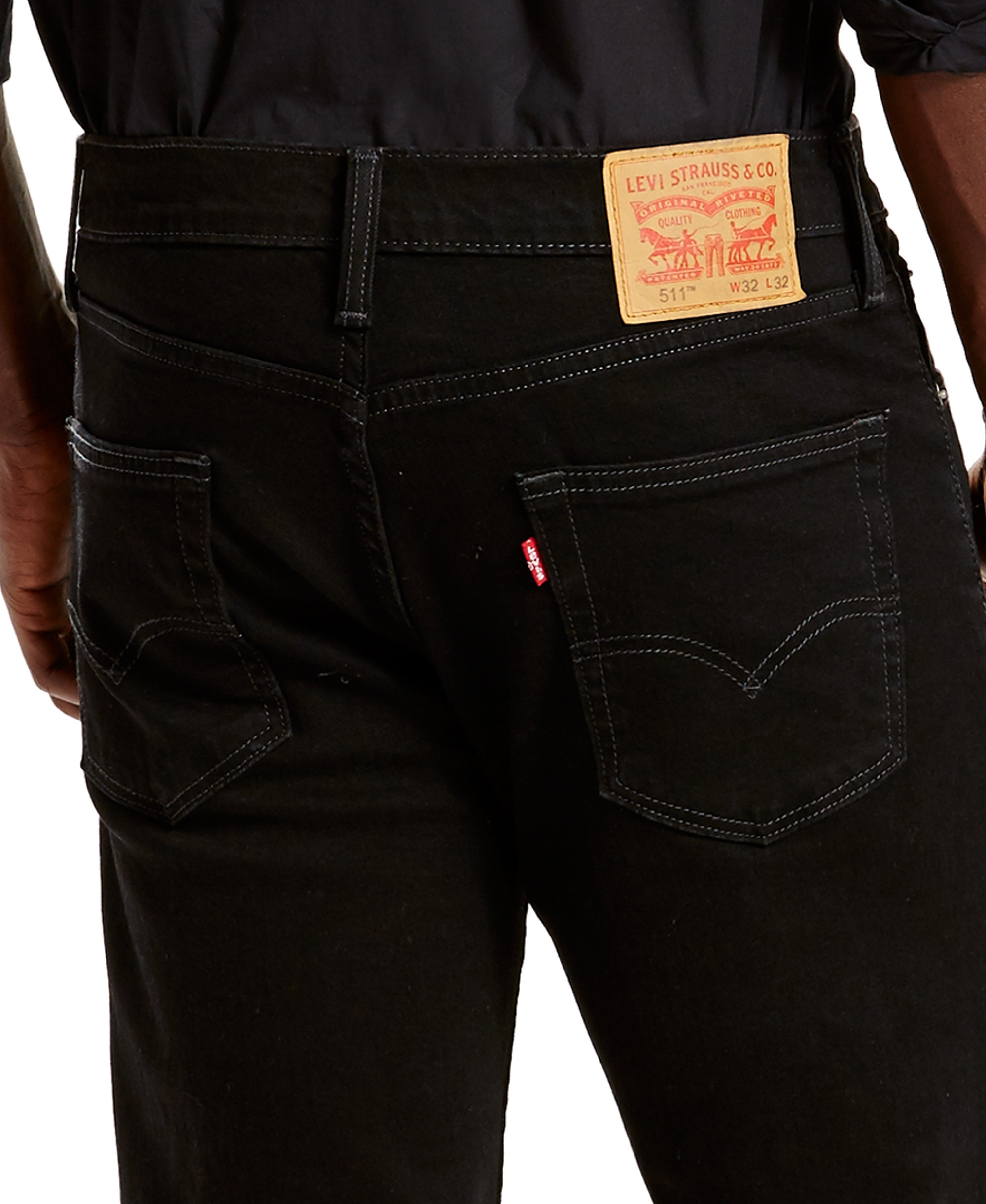 Levi's Men's 511 Flex Slim-Fit Jeans - Native Cali Black