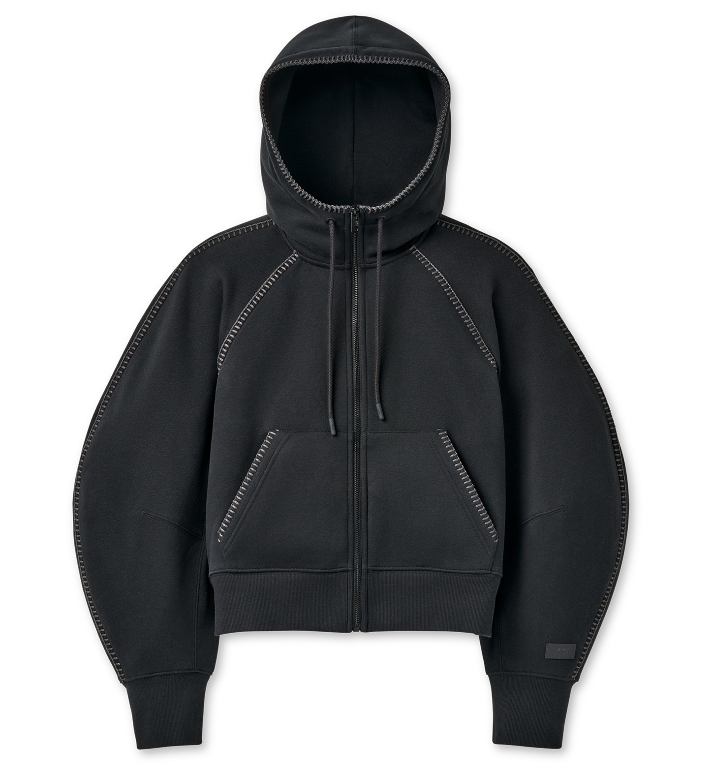 UGG Women's Classic Long-Sleeve Full-Zip Hoodie - Black