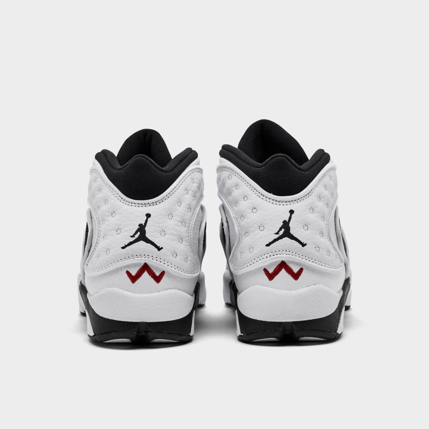 Women's Air Jordan OG Casual Shoes - White/University Red/Black - view 4