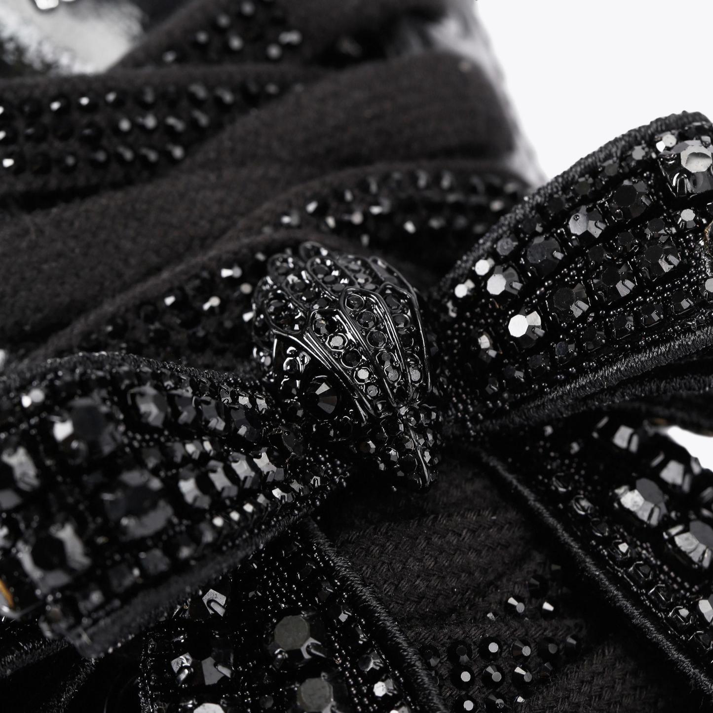 Kurt Geiger London Islington Drench Bow Sneaker - Black - view 6