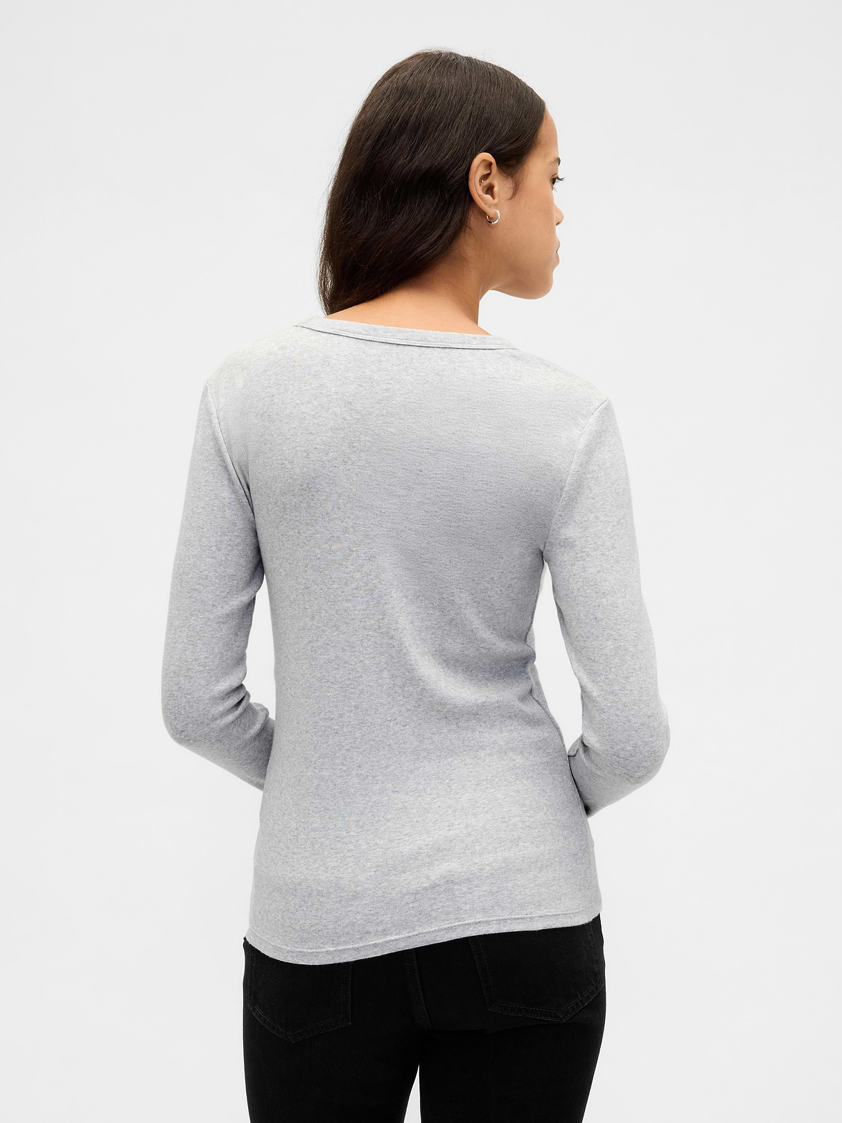 Modern Crewneck T-Shirt - Light heather grey