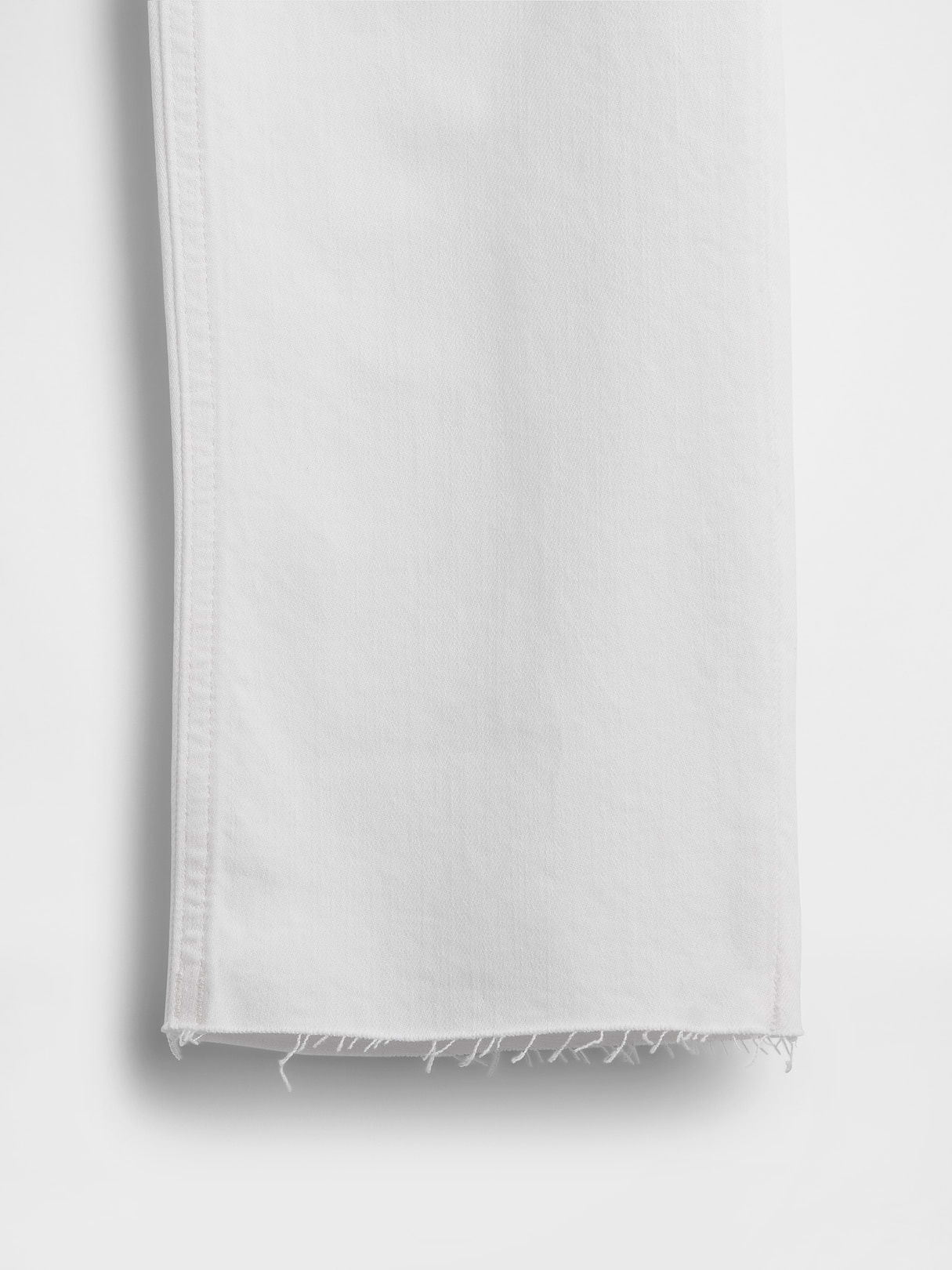 High Rise ’90s Slim Straight Crop Jeans - Fresh white