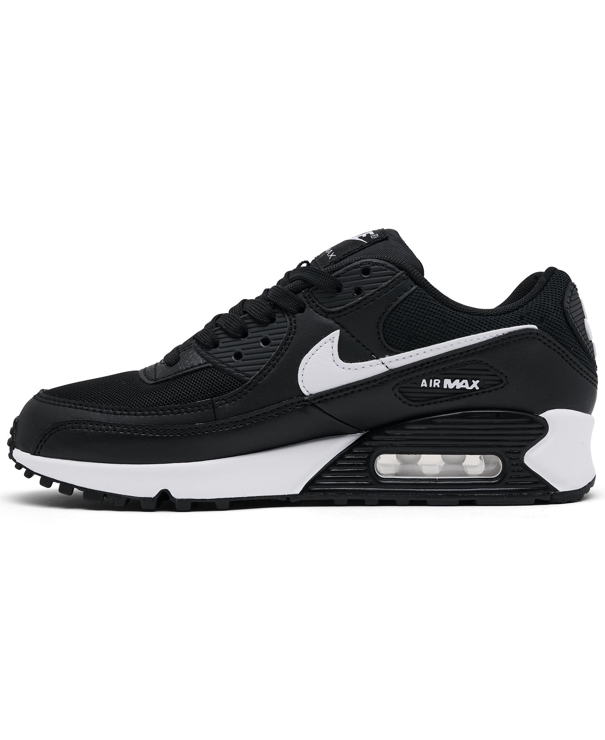 Nike Women's Air Max 90 Casual Sneakers from Finish Line - Black, White