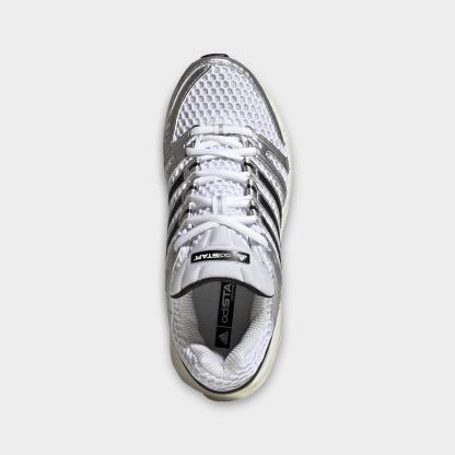 Women's adidas Adistar Control 5 Pony Print Casual Shoes - Part 2 - Cloud White/Core Black/Silver Metallic - Top view