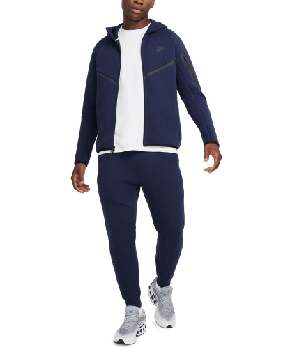 Nike Men's Tech Fleece Full-Zip Hoodie - Dark Navy
