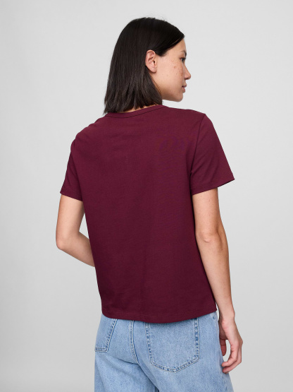 Organic Cotton VintageSoft T-Shirt - Tuscan red