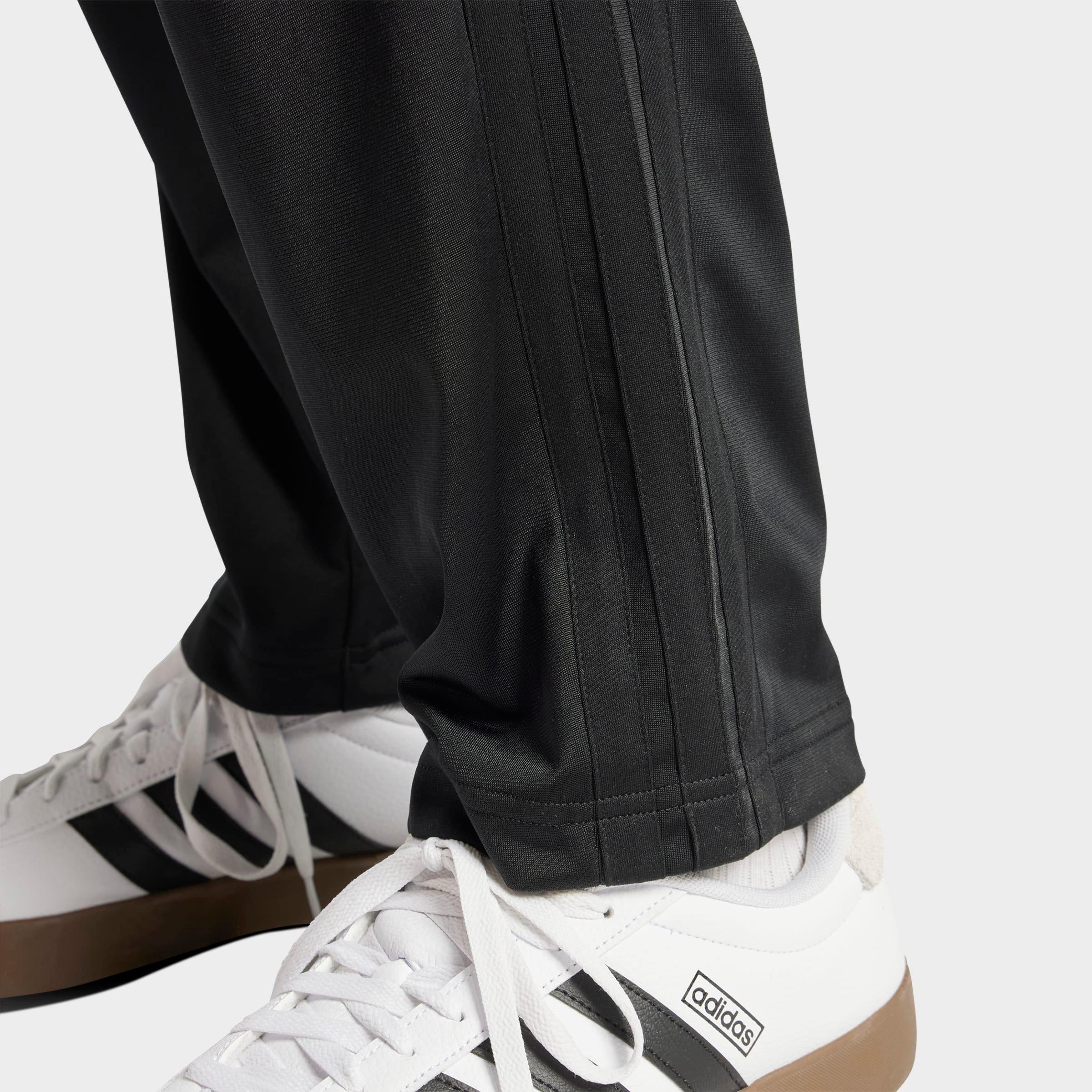 Men's adidas Dayready Open Hem Track Pants - Black/Black