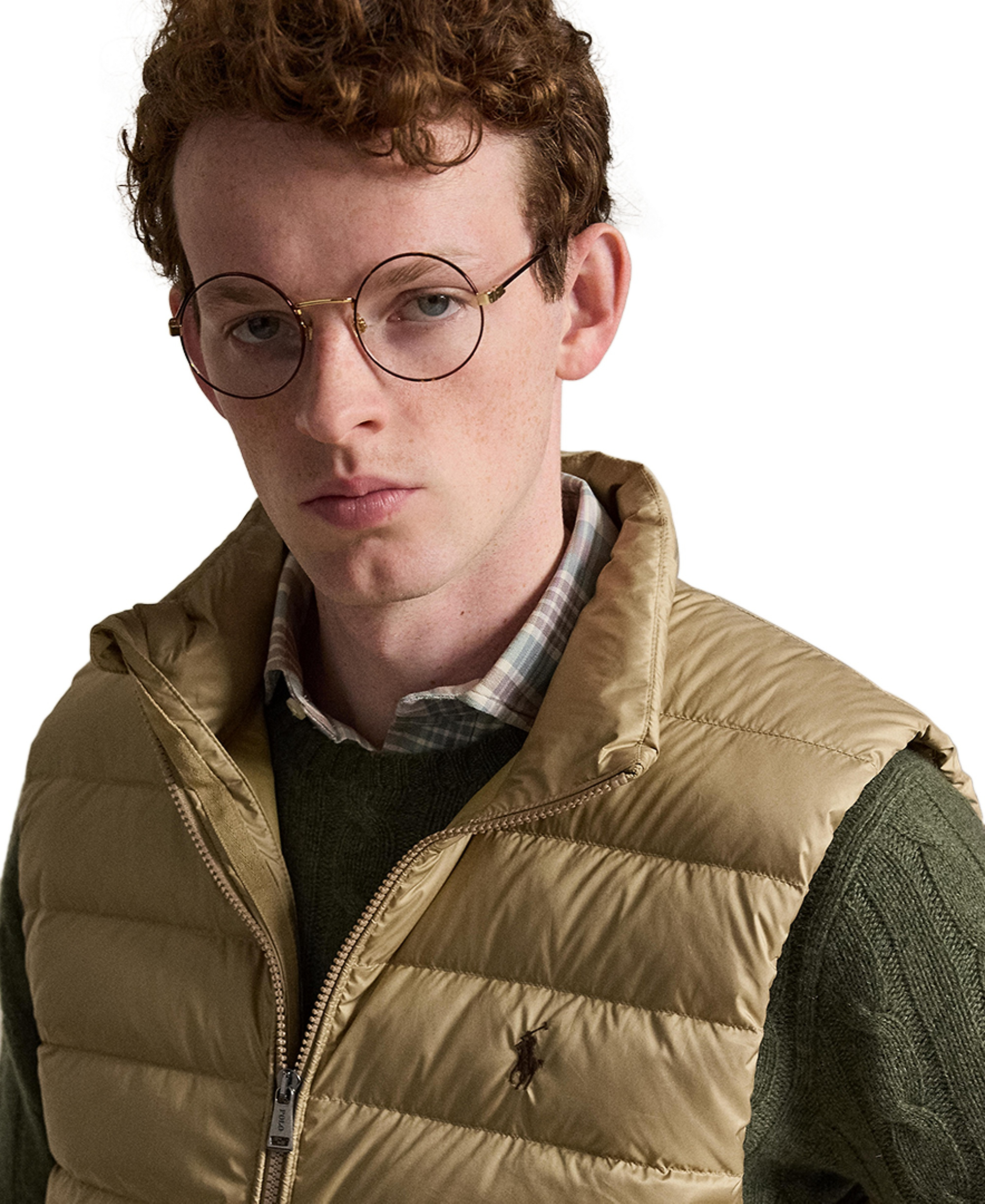 Polo Ralph Lauren Men's The Colden Packable Down Vest - RL Khaki