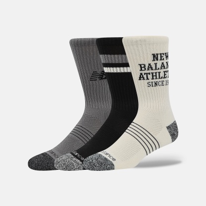 New Balance Active Graphic Crew Socks 3 Pack, LAS35111AS