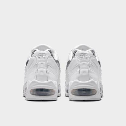 Women's Nike Air Max 95 Big Bubble Casual Shoes - White/Light Charcoal/Metallic Silver/Pure Platinum