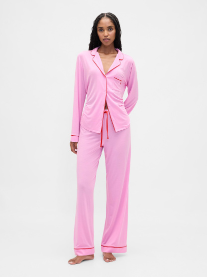 SoftMade Modal PJ Top - Sugar pink