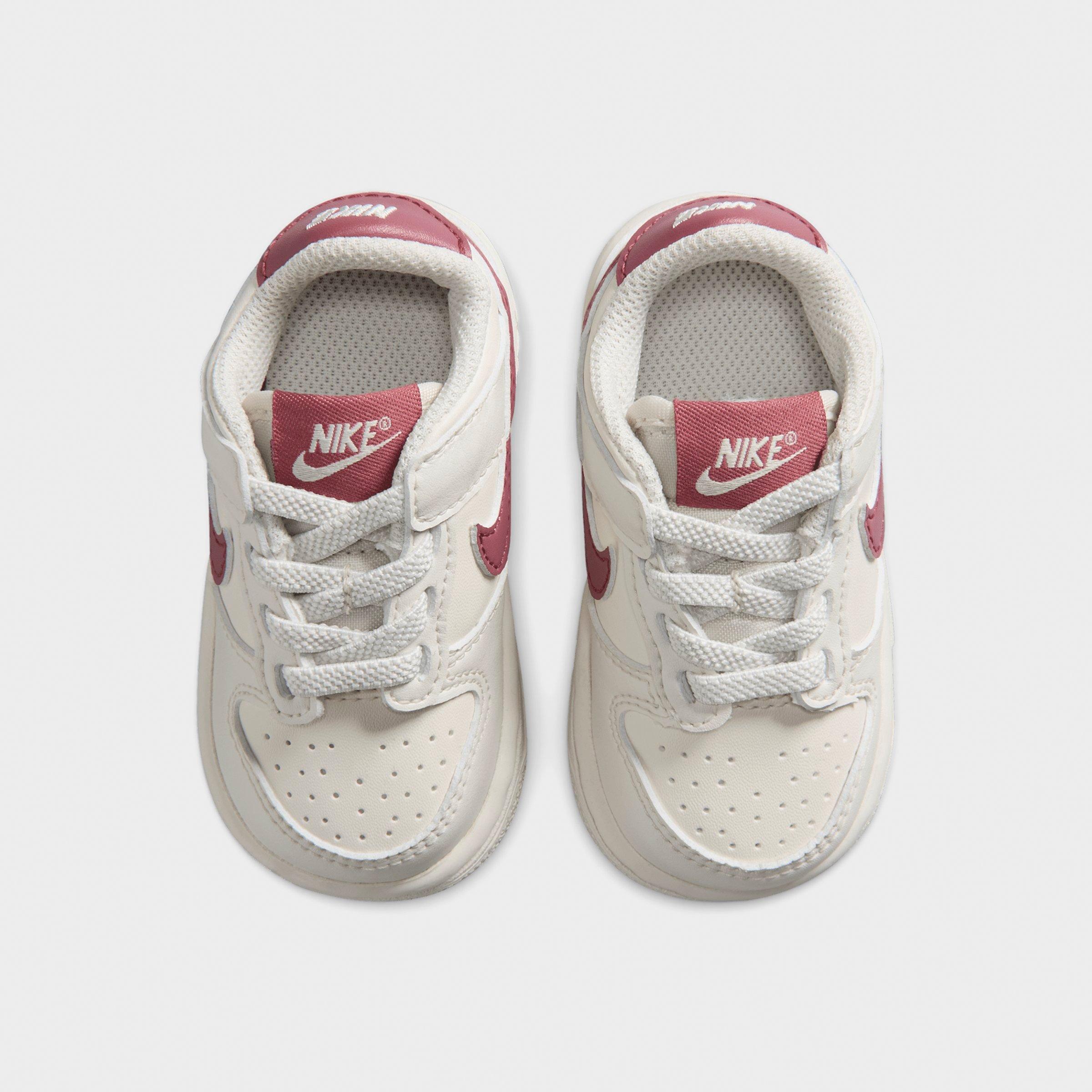 Kids' Toddler Nithtke Dunk Low Casual Shoes - Soft Pearl/Pink Smoke - Top view