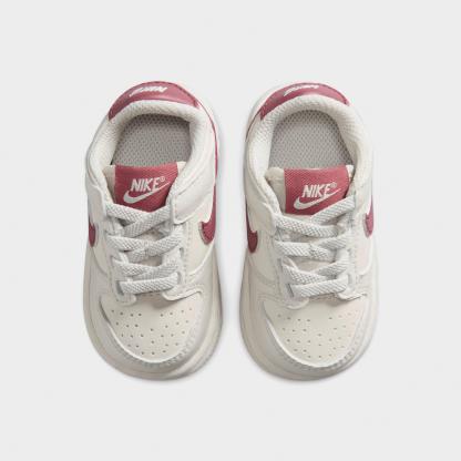 Kids' Toddler Nithtke Dunk Low Casual Shoes - Soft Pearl/Pink Smoke - Top view