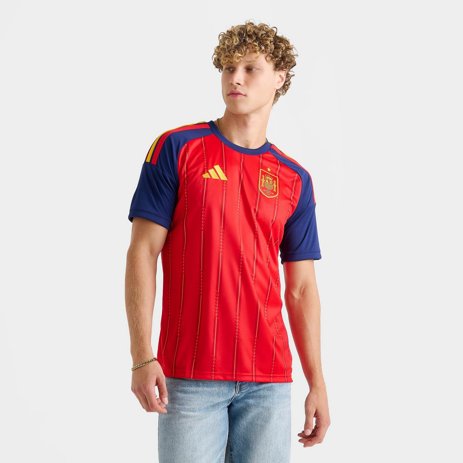 Men's adidas Spain 2026 Home Replica Soccer Jersey - Vivid Red - view 3