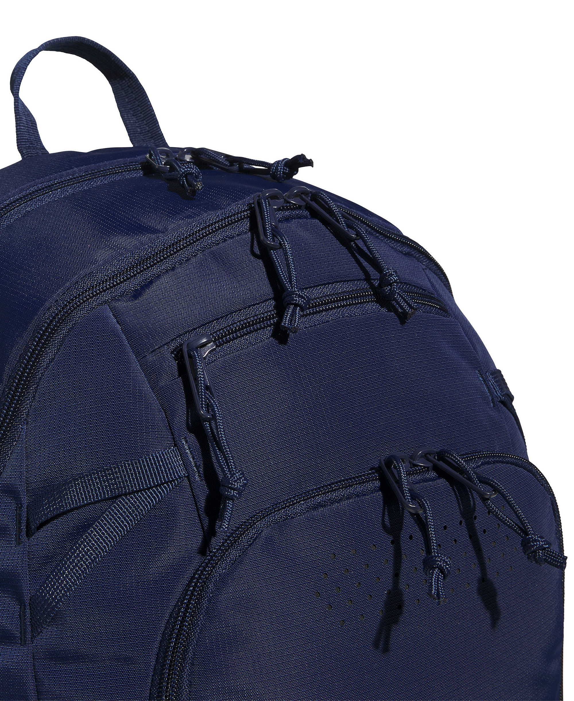 adidas Men's Multiple Zippered Pockets Backpack Messenger - Team Navy Blue