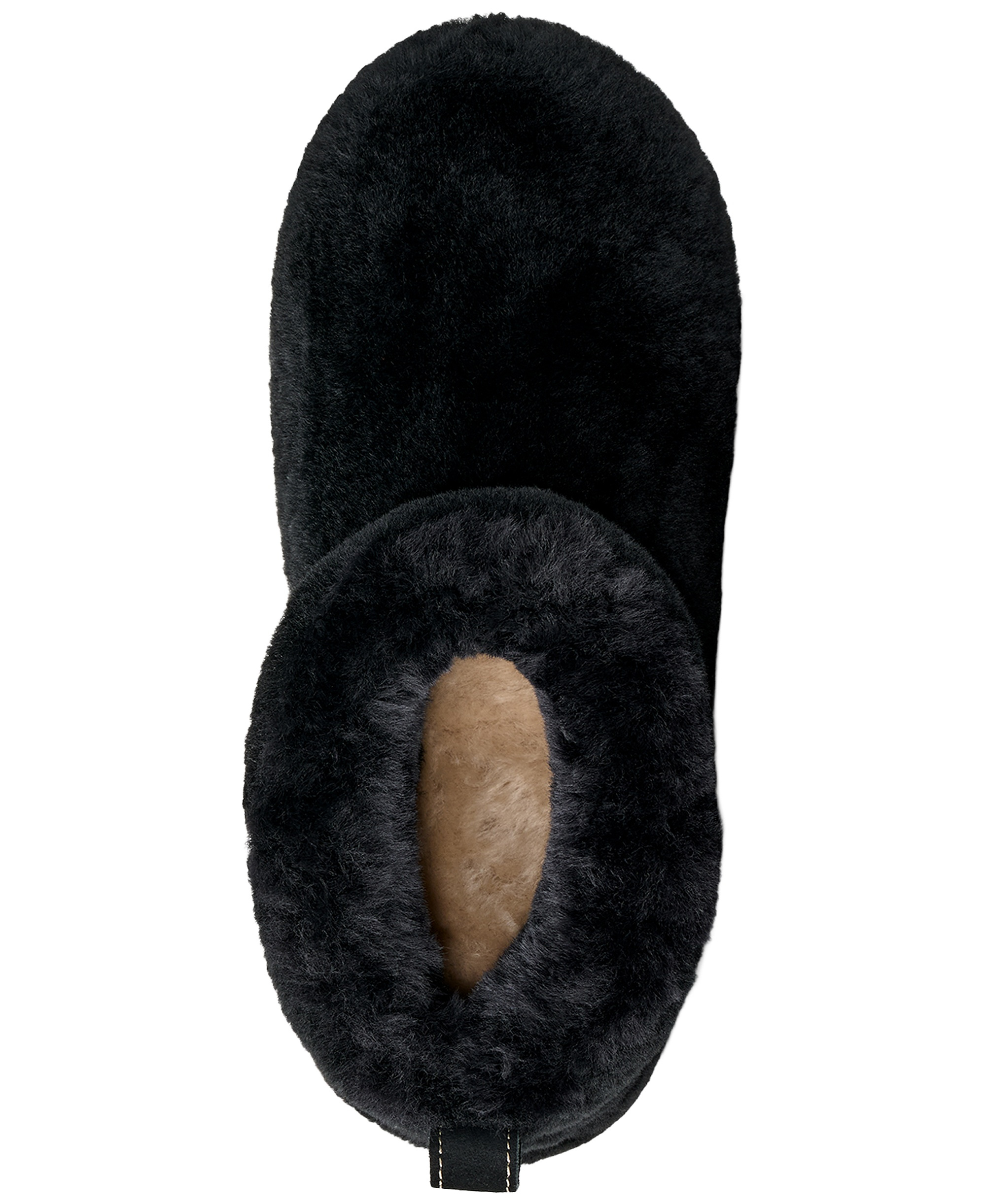UGG® Women's Classic Ultra Mini Fluffed Round Toe Booties - Black
