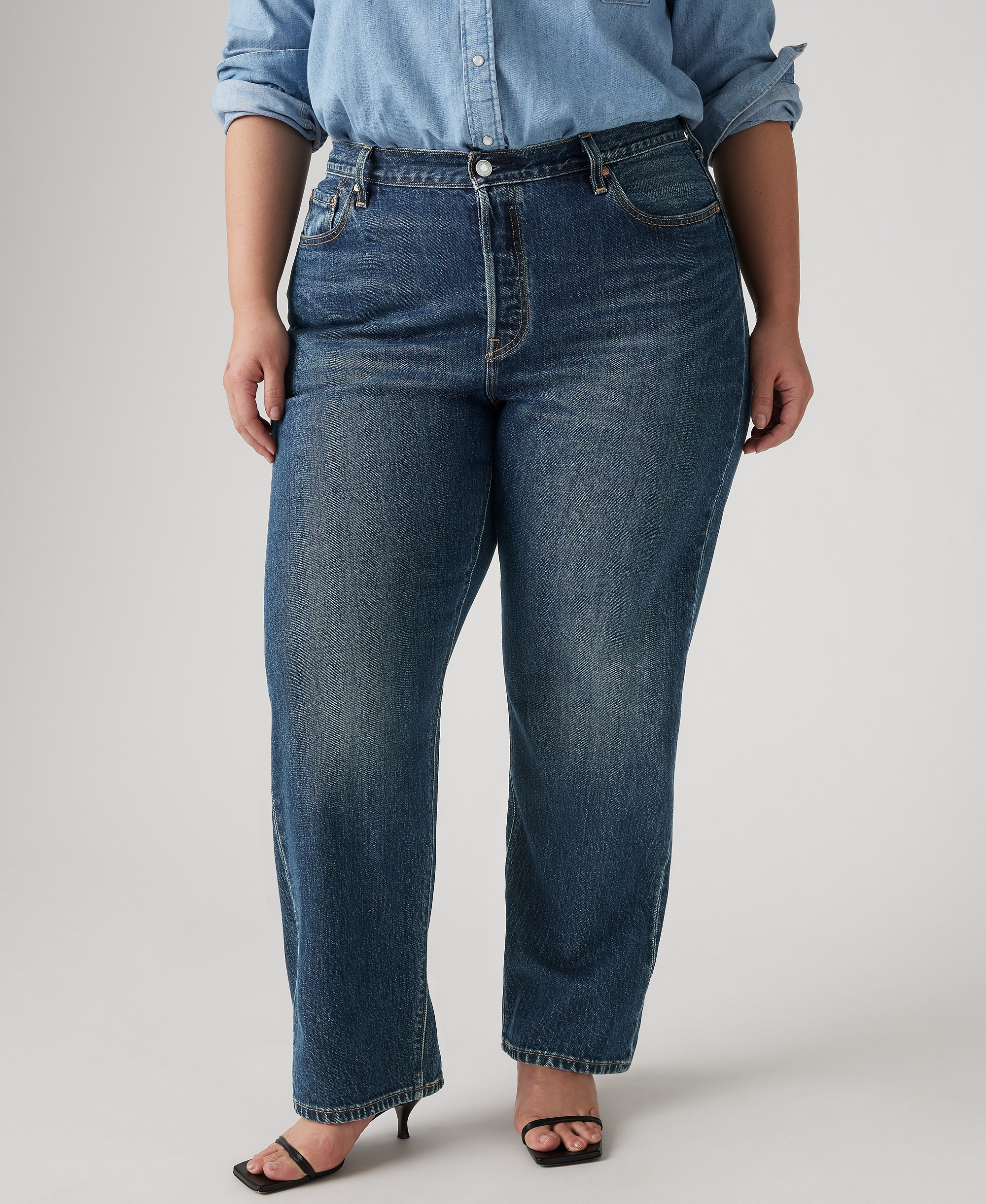 Levi's Women's 501 Original-Fit Straight-Leg Jeans - Believe Not Plus