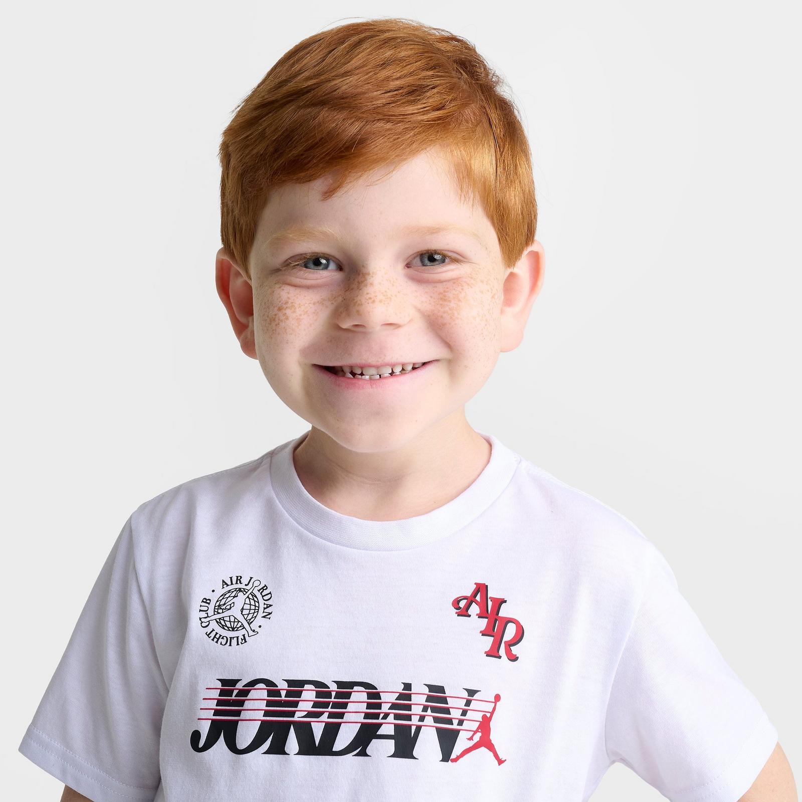 Kids' Toddler Jordan Sports Club T-Shirt and Shorts Set - White/Multi - view 5