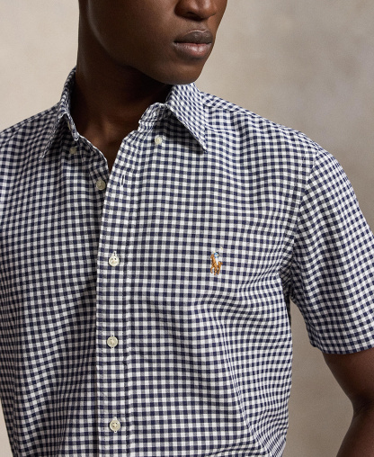 Polo Ralph Lauren Men's Classic-Fit Oxford Shirt - 4338V Navy/White