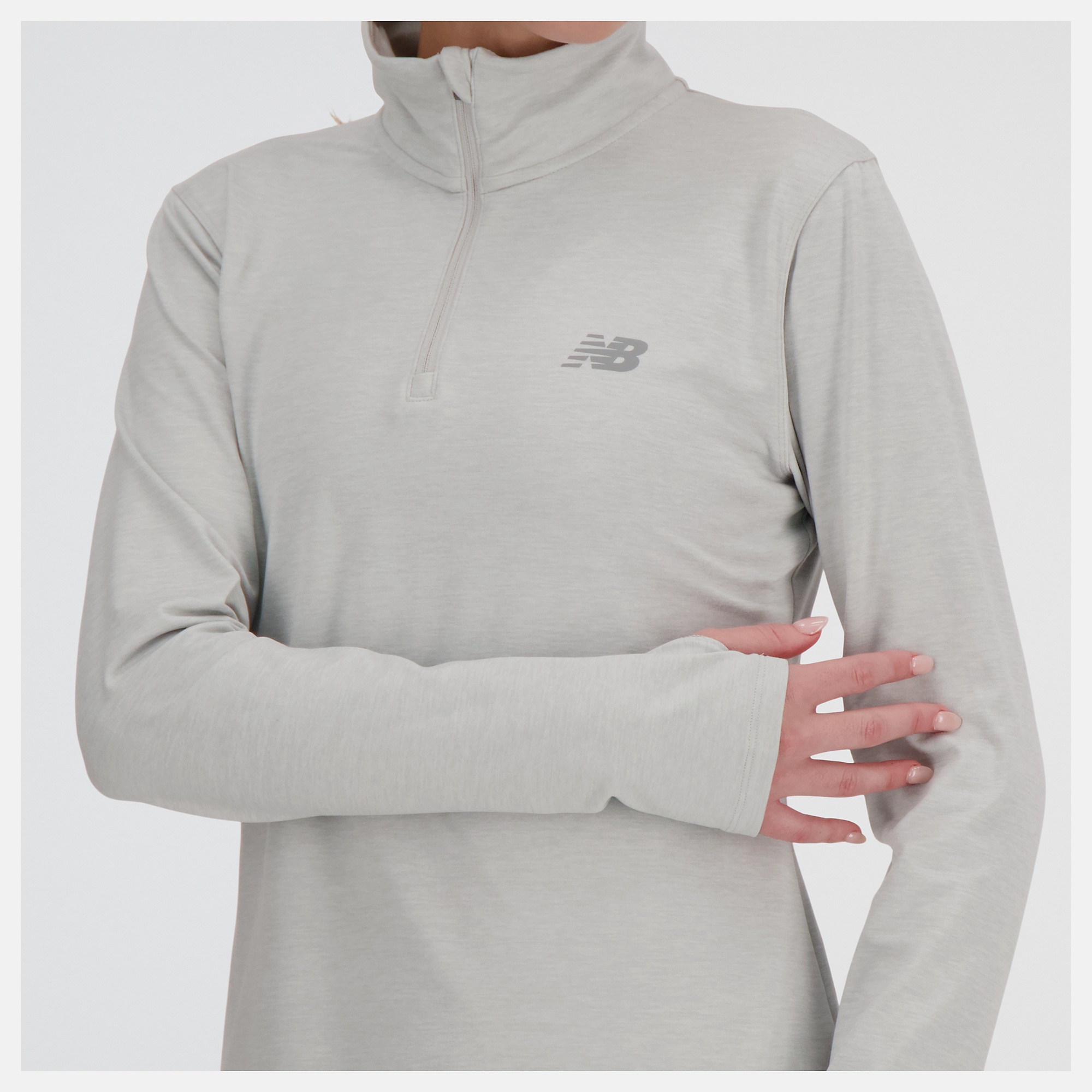 New Balance Sport Essentials Space Dye Quarter Zip, WT41150AHH