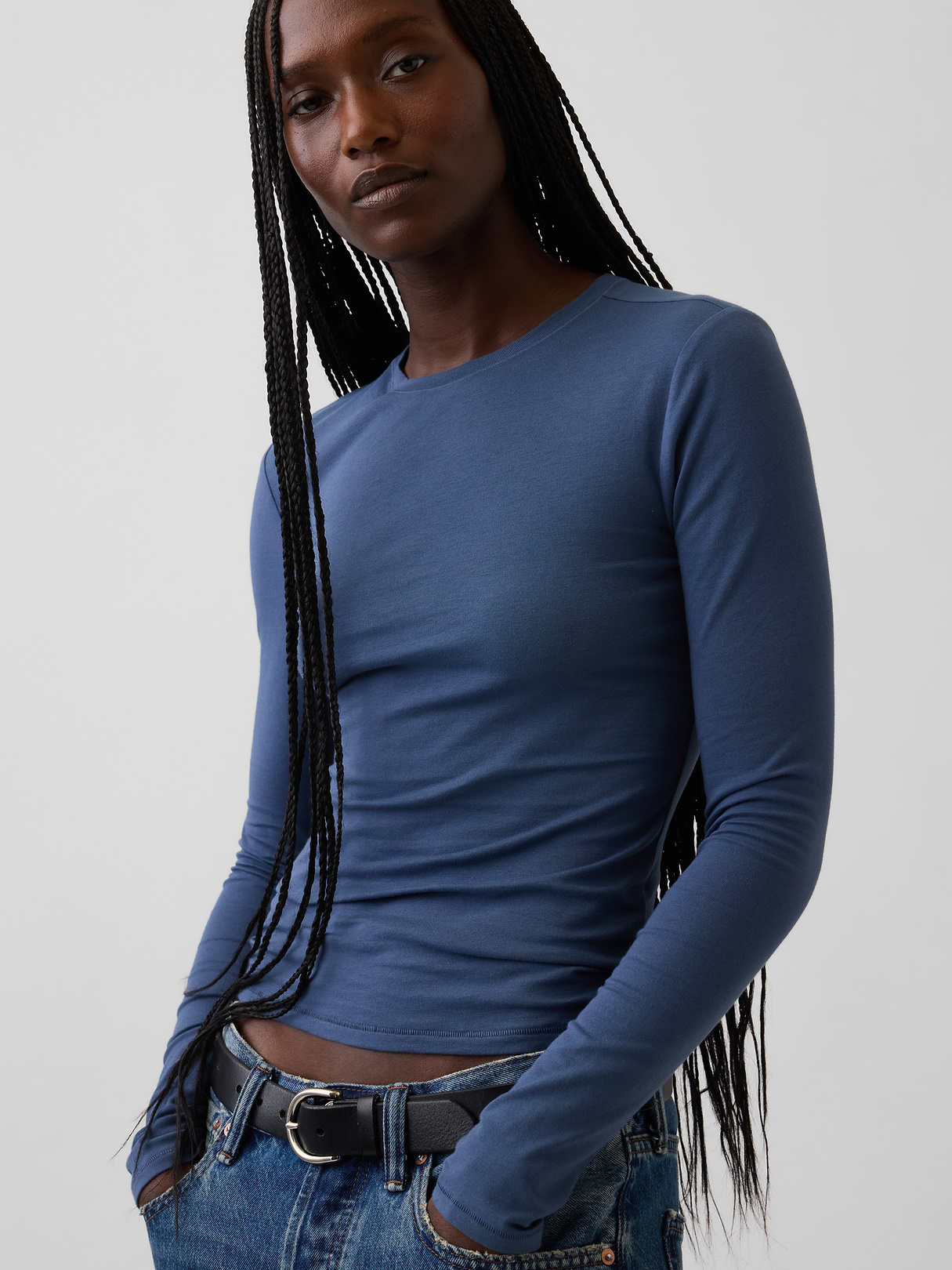 CloseKnit Jersey T-Shirt - Sargassus blue